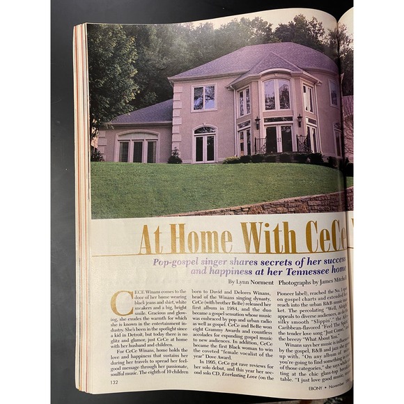 Ebony Magazine, November 1998, Oprah and Danny Cover Feature Story - Picture 15 of 16